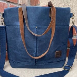 Green is Wise Waxed Canvas Tote 🍃